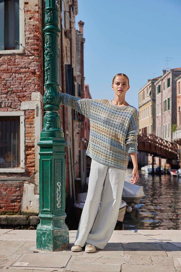SYDNEY Sweater Pattern Kit in ILLUSION by LANGYARNS | Punto 91-011