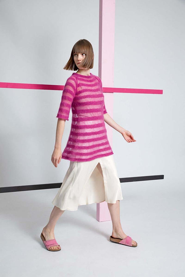 TABEA Sweater Pattern Kit in MOHAIR 21 by LANGYARNS | Fatto a Mano 280-004