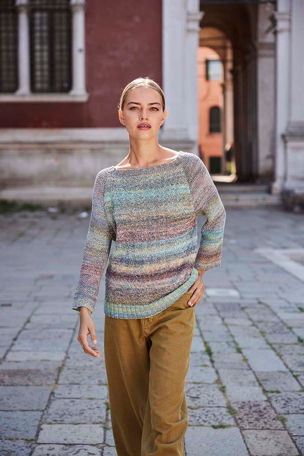 TALISE Sweater Pattern Kit in ILLUSION by LANGYARNS | Punto 91-012