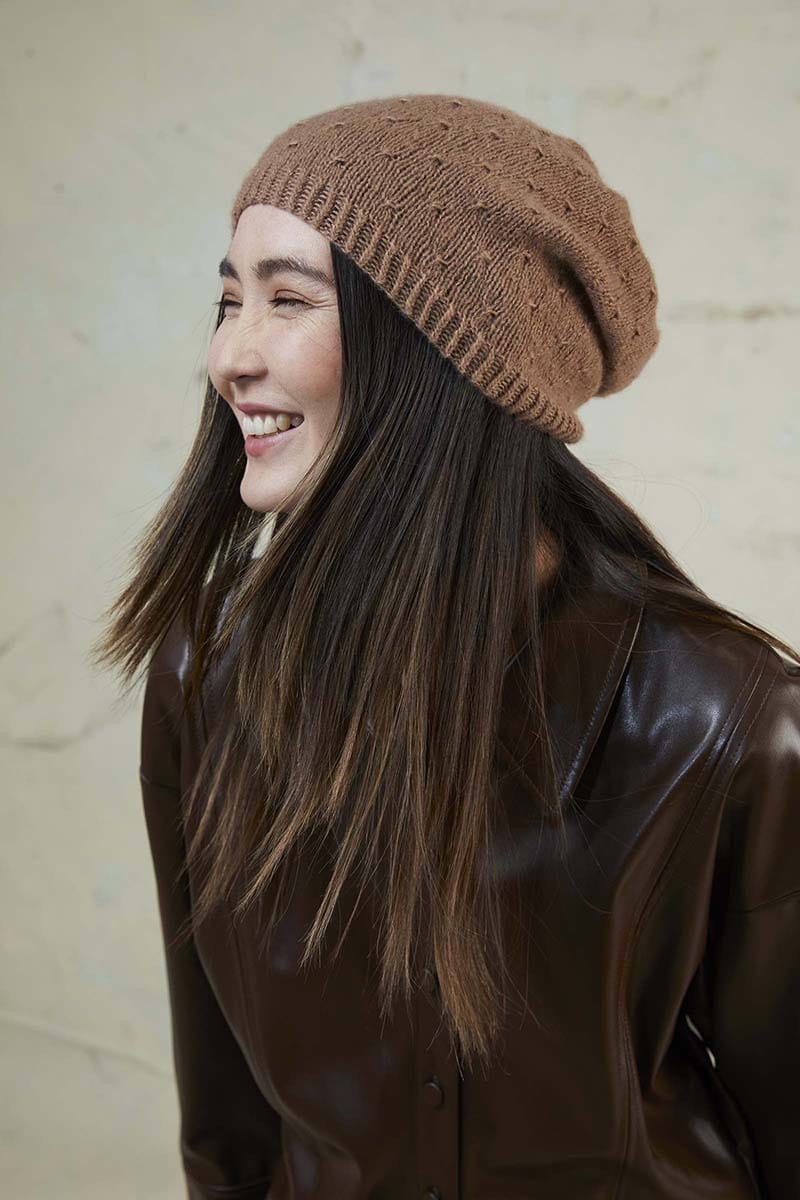 Lang Yarns Knitting Pattern THEA Hat Pattern Bundle in Cashmere Dreams by LANGYARNS | Punto 60-013