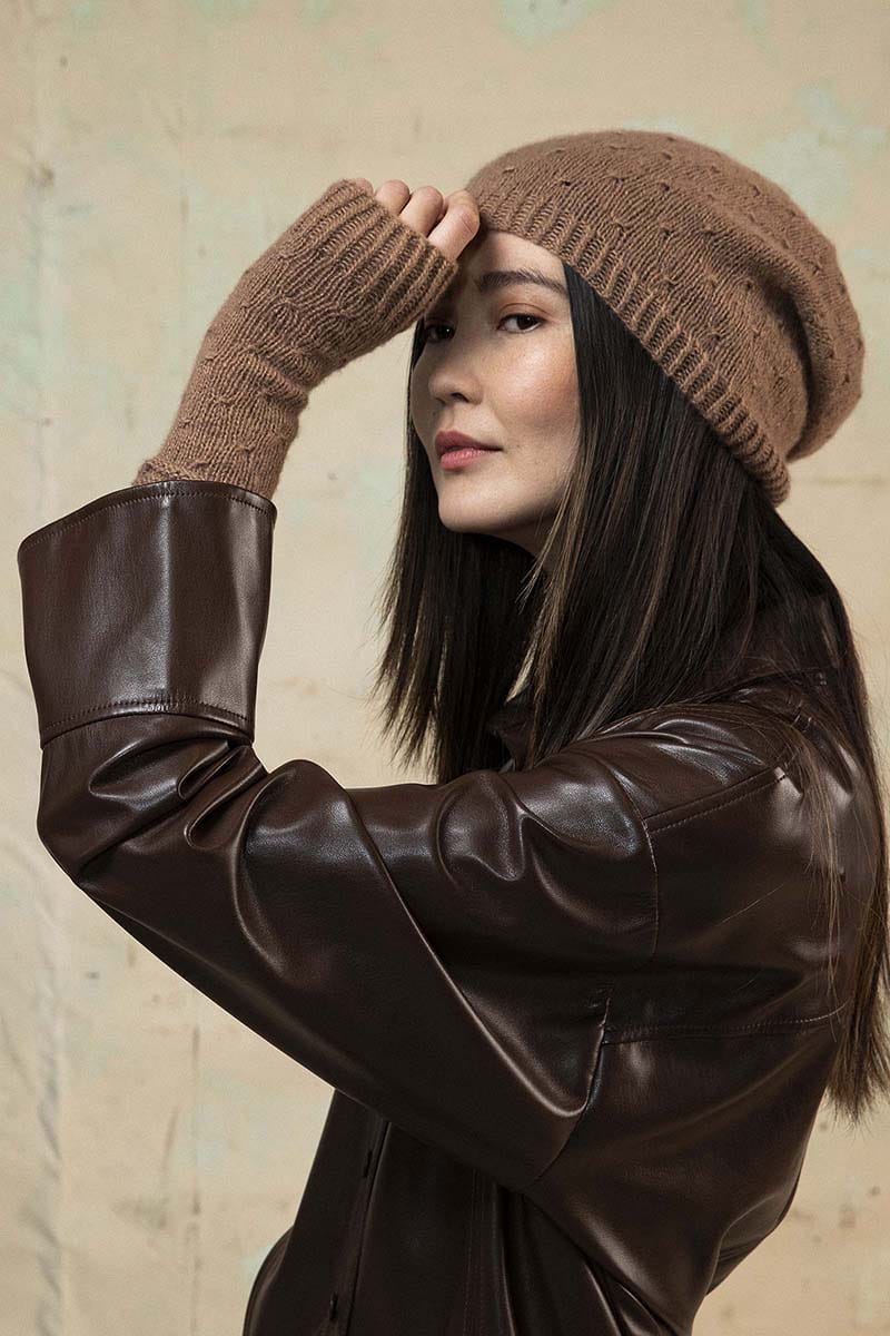 Lang Yarns Knitting Pattern THEA Hat Pattern Bundle in Cashmere Dreams by LANGYARNS | Punto 60-013