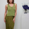 Lang Yarns Knitting Pattern Tiffany Top Pattern Bundle in Belle / Paillettes by LANGYARNS | Fatto a Mano 288-021