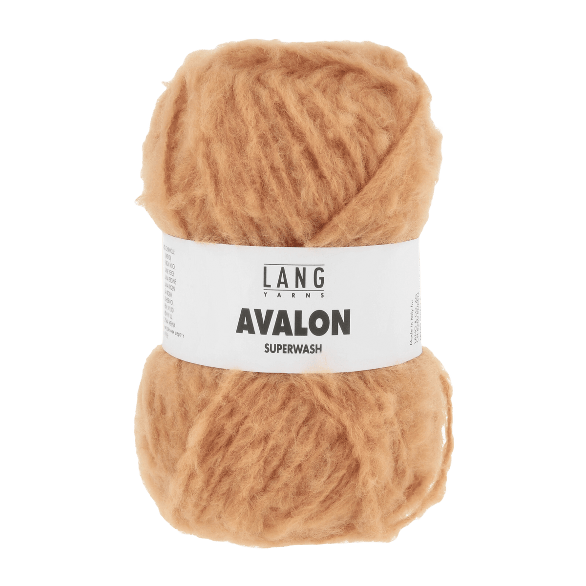 Lang Yarns Knitting Pattern To fit a medium sized head - 1 ball / tangerine 1171.0059 VERITY Unisex Hat Pattern Bundle in Avalon by LANGYARNS | Fatto a Mano 286-044