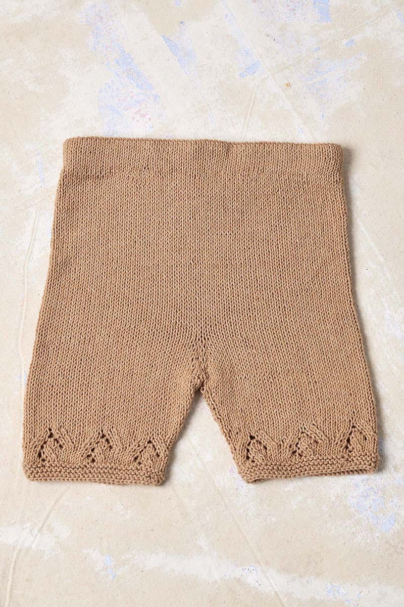 Lang Yarns Knitting Pattern TOVE Trousers Pattern Bundle in Baby Cotton Naturally Colored by LANGYARNS | Punto 83-003