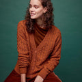 Lang Yarns Knitting Pattern UMBRIA Jacket Pattern Bundle in Nomad by LANGYARNS | Fatto a Mano 286-004
