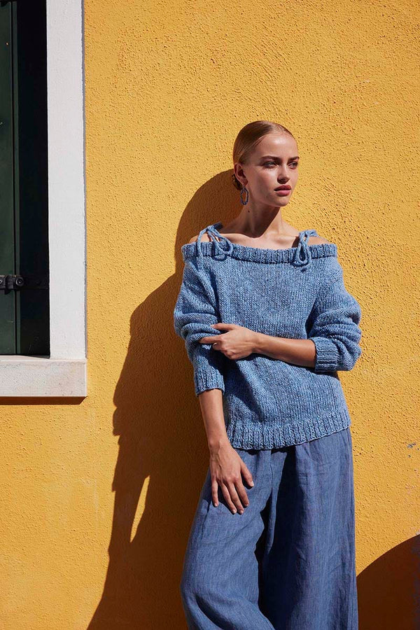 UNHURRIED-MIND Sweater Pattern Kit in PRIDE by WOOLADDICTS | WOOLADDICTS #16-001