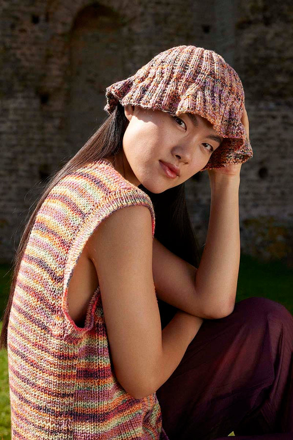 WANDERLUST Hat Pattern Kit in FOOTPRINTS by WOOLADDICTS | WOOLADDICTS #14-036
