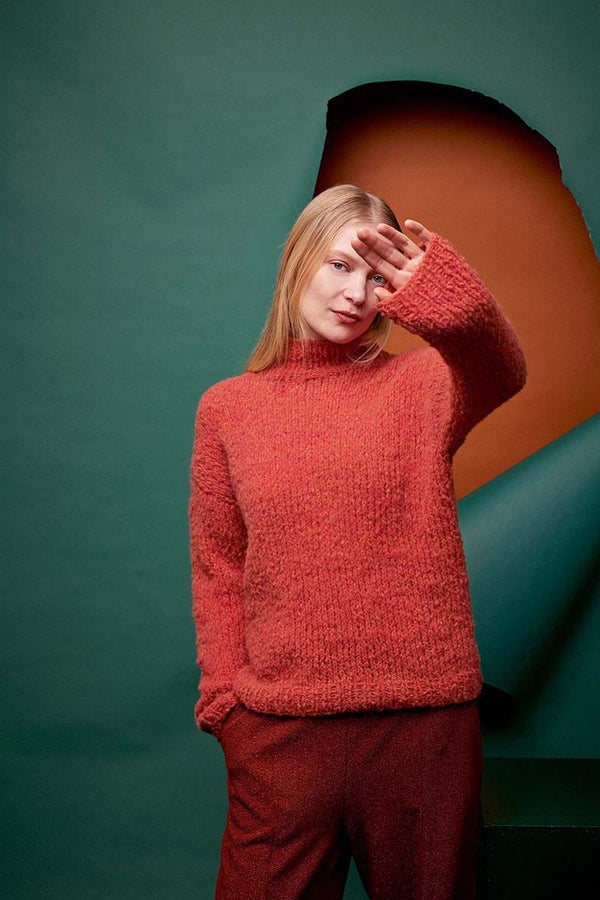 WASILIA Sweater Pattern Kit in PHOENIX by LANGYARNS | Fatto a Mano 286-008