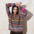 Lang Yarns Knitting Pattern WENKE Sweater Pattern Bundle in Magnolia by LANGYARNS | Punto 74-006