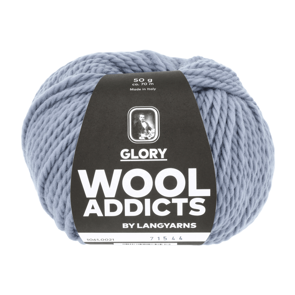 Lang Yarns Knitting Pattern XS-S - 13 balls / CRISTAL 1061.0021 DEEP WATER Jacket Pattern Bundle in Glory by LANGYARNS | WOOLADDICTS #15-022