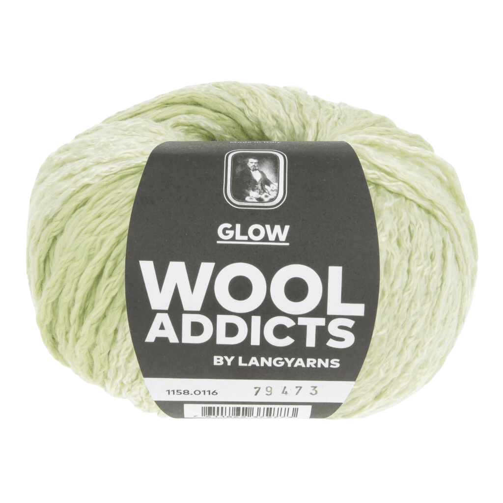 Lang Yarns Knitting Pattern XS-S - 4 balls / PISTACHIO 1158.0116 TENDER STITCHES Top Pattern Bundle in Glow by LANGYARNS | WOOLADDICTS #16-008