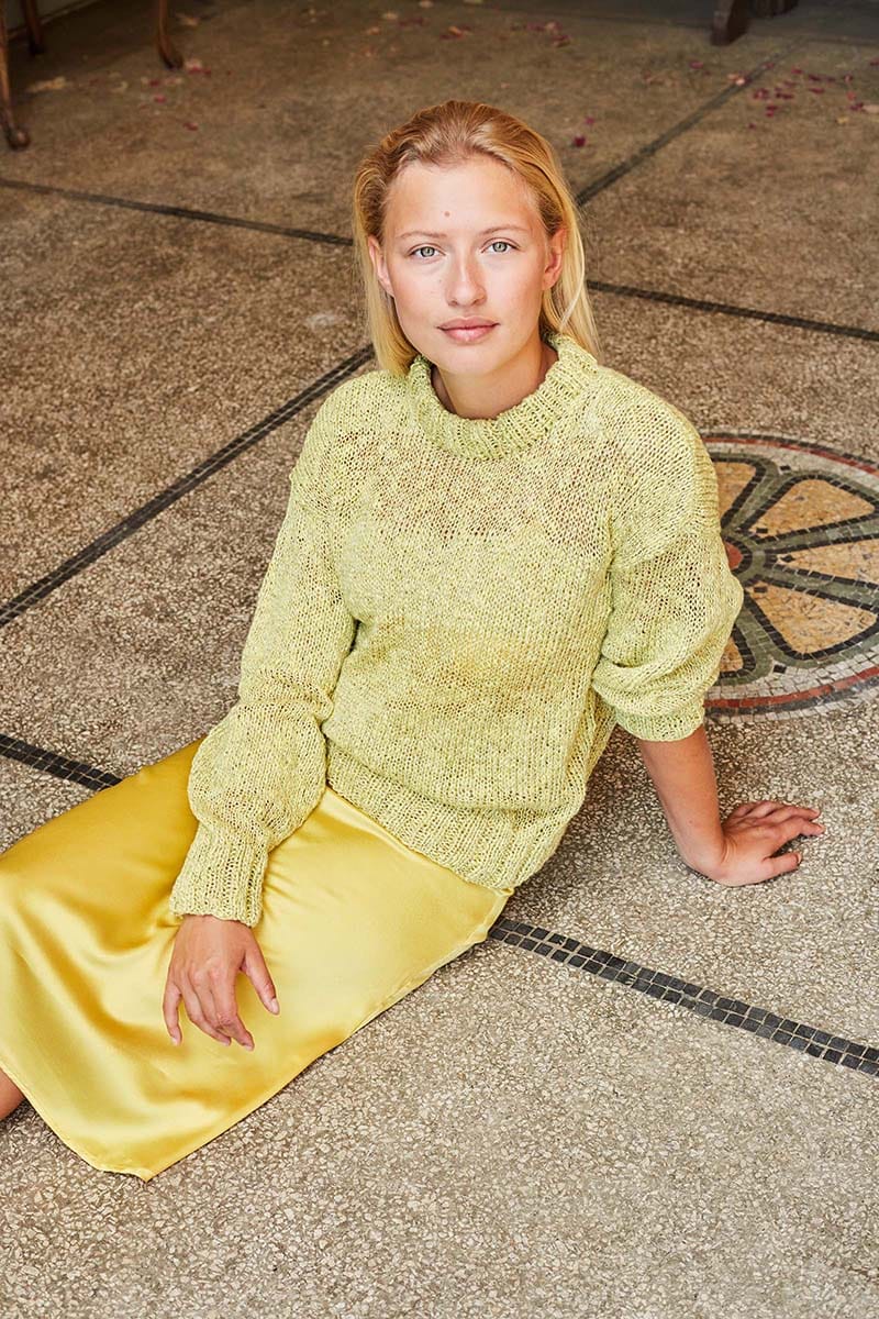 Lang Yarns Knitting Pattern YOU ARE GOLDEN Sweater Pattern Bundle in PRIDE by LANGYARNS | WOOLADDICTS #10-008