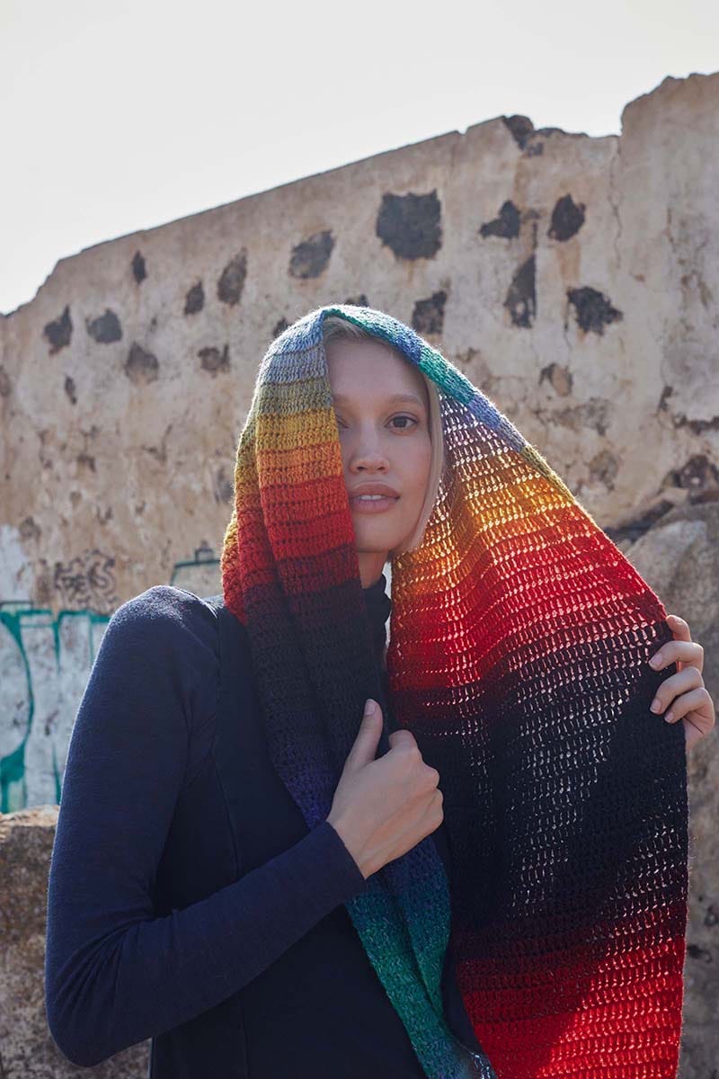 Lang Yarns Knitting Pattern YOUR MOVE Crochet Triangular shawl Pattern Bundle in Move 6ply by LANGYARNS | Punto 79-013