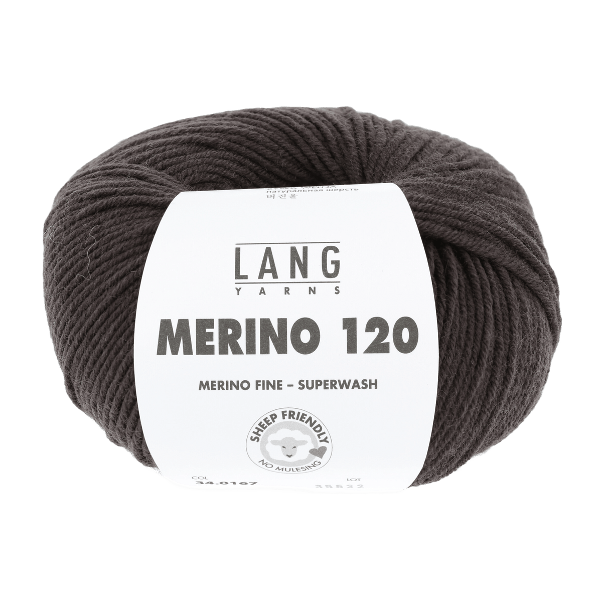 Lang Yarns Knitting Pattern Zip-front jacket Pattern Bundle in MERINO 120 by LANGYARNS | Punto 55-009