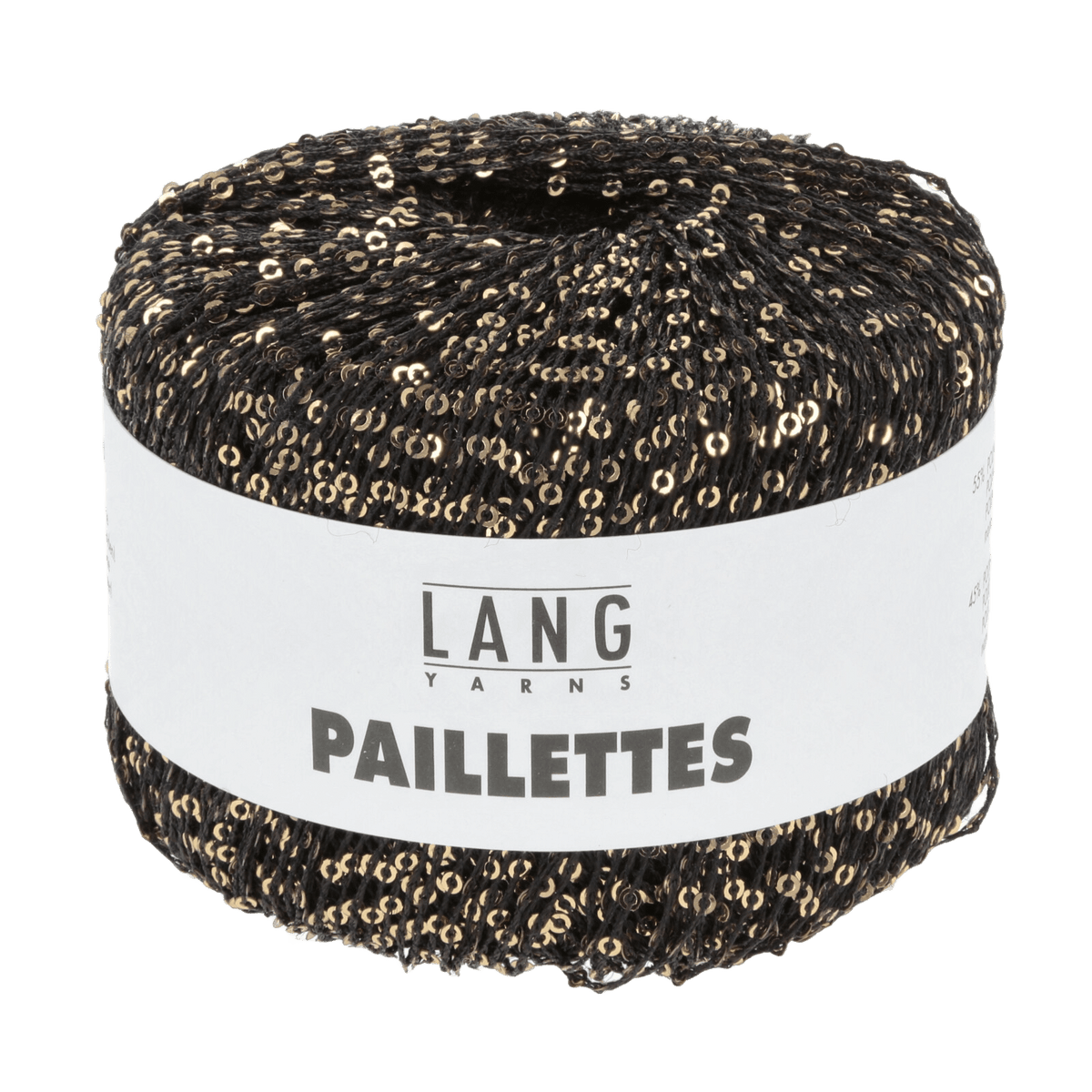 Lang Yarns Luxury Yarns Anthracite / Gold LANGYARNS | Paillettes | Sequins | 39