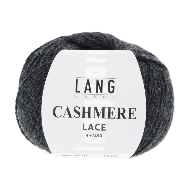 Lang Yarns Luxury Yarns Anthracite LANGYARNS | Cashmere Lace | 4-Ply / Sport | 883