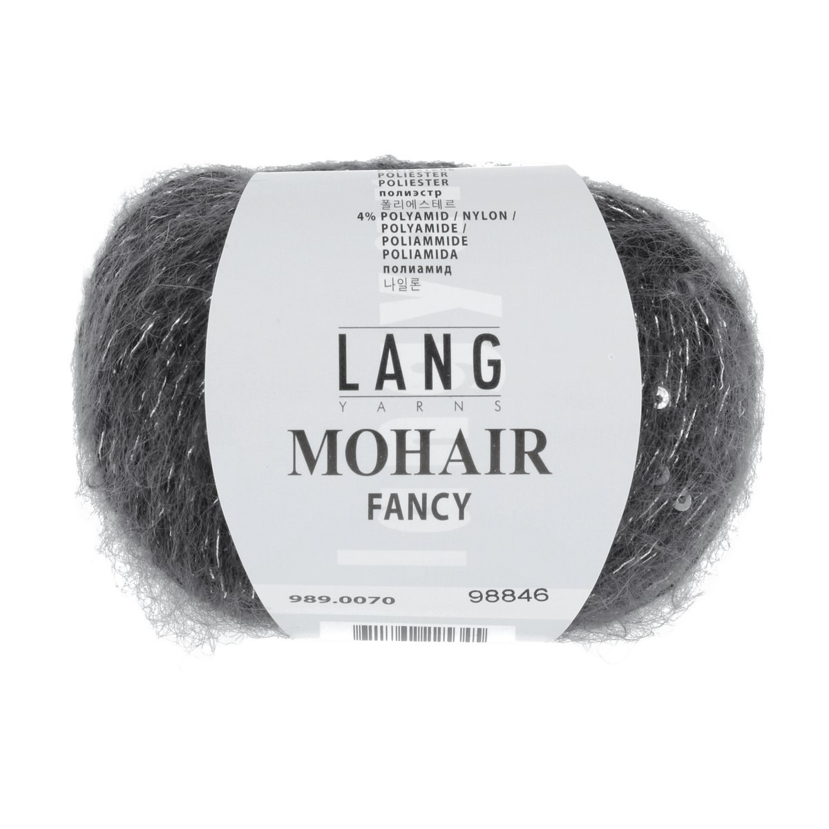 Lang Yarns Luxury Yarns Anthracite LANGYARNS | Mohair Fancy | DK | 989