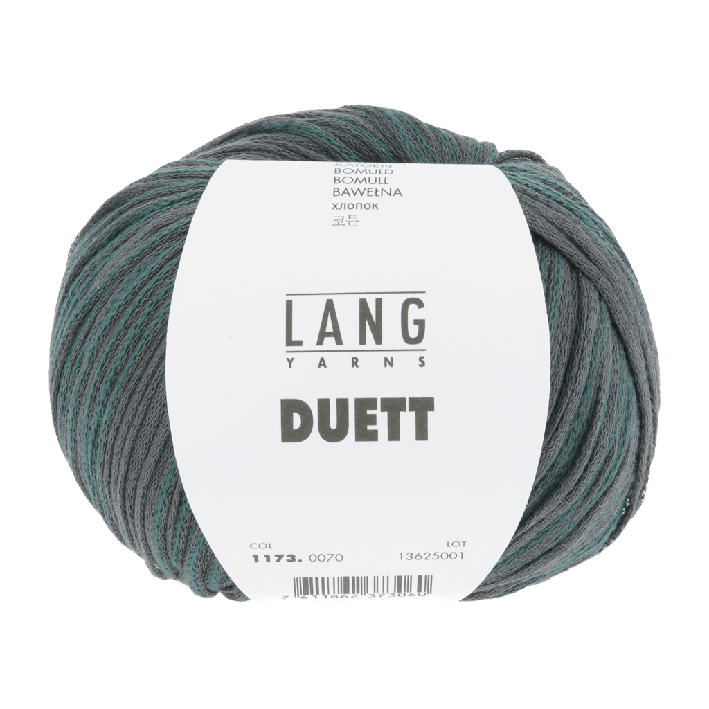 Lang Yarns Luxury Yarns Anthracite / Petrol LANG YARNS | Duet | DK | 1173