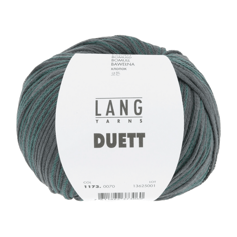 Lang Yarns Luxury Yarns Anthracite / Petrol LANG YARNS | Duet | DK | 1173