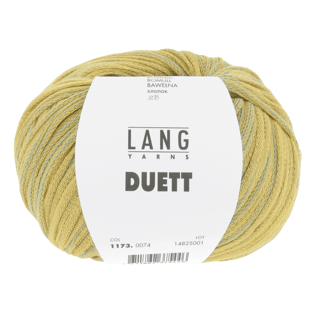 Lang Yarns Luxury Yarns Atlantic / Lemon LANG YARNS | Duet | DK | 1173