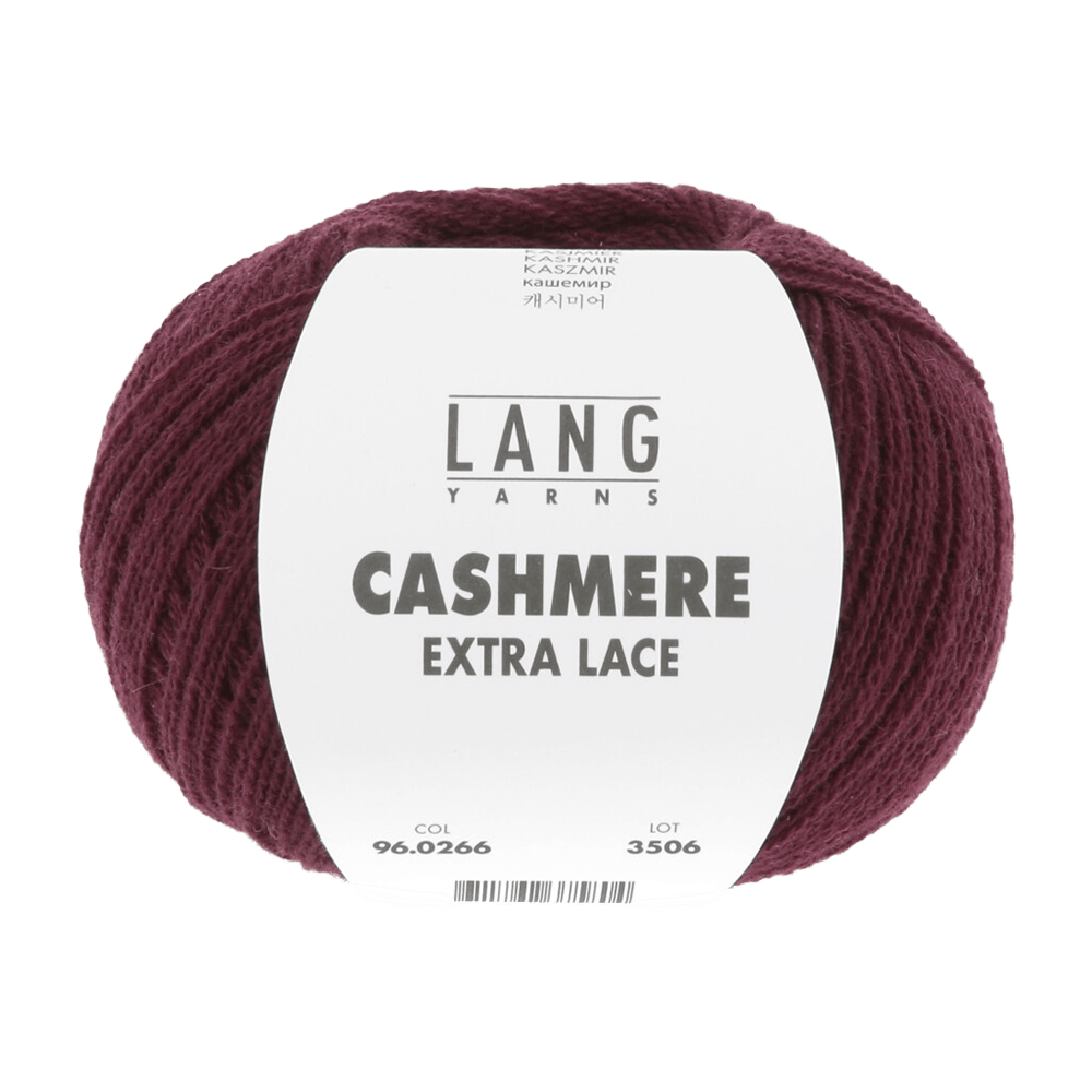 Lang Yarns Luxury Yarns Berry Mélange LANG YARNS | Cashmere Extra Lace | Sock / Baby | 96