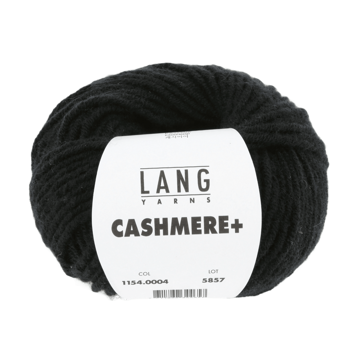 Lang Yarns Luxury Yarns Black LANGYARNS | Cashmere + | Worsted | 1154