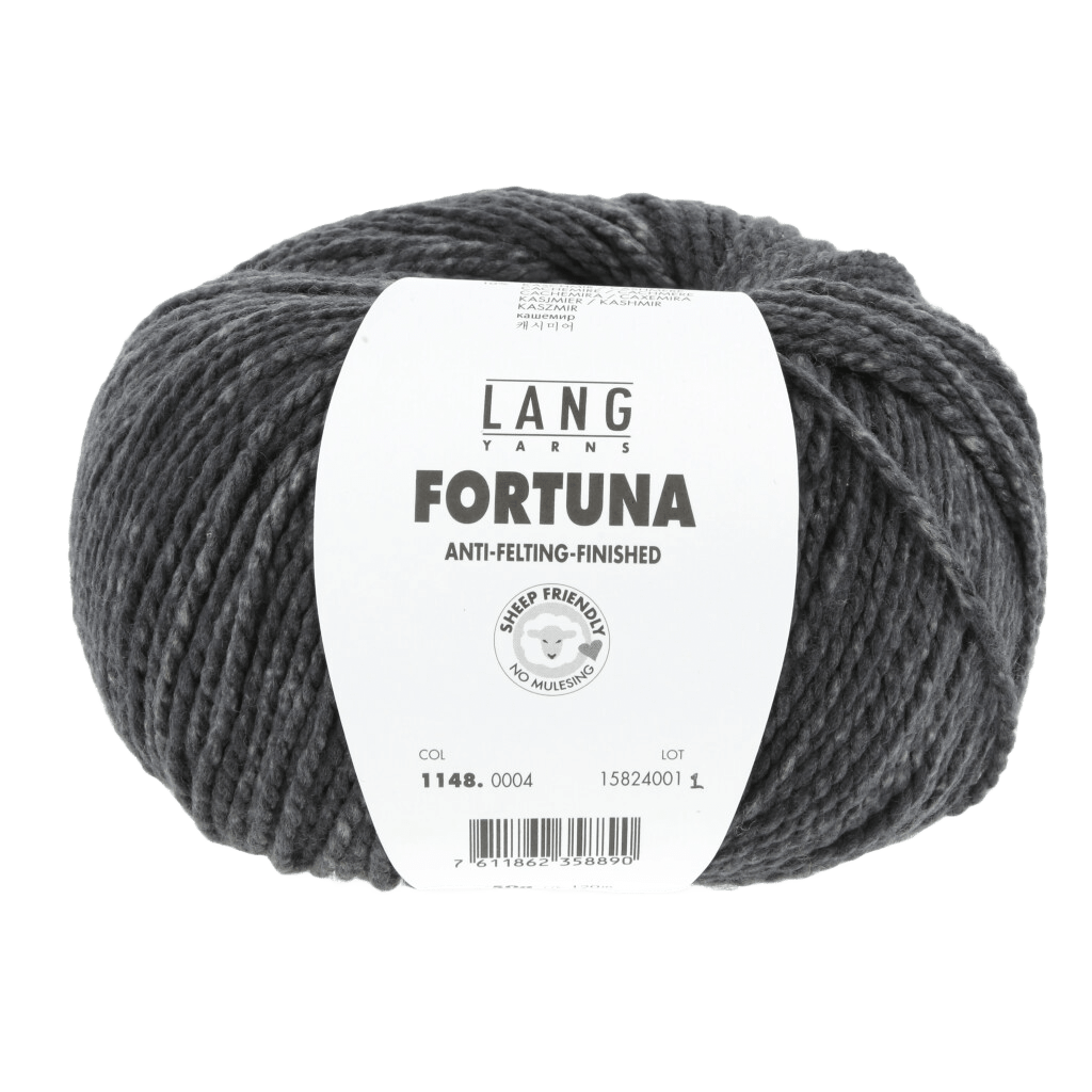 Lang Yarns Luxury Yarns Black LANGYARNS | Fortuna | Worsted / Aran | 1148