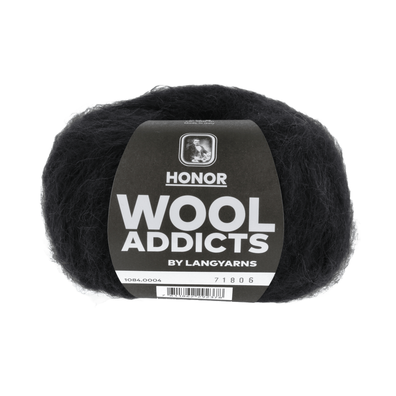 Lang Yarns Luxury Yarns Black LANGYARNS | WOOL ADDICTS | Honor | Worsted | 1084