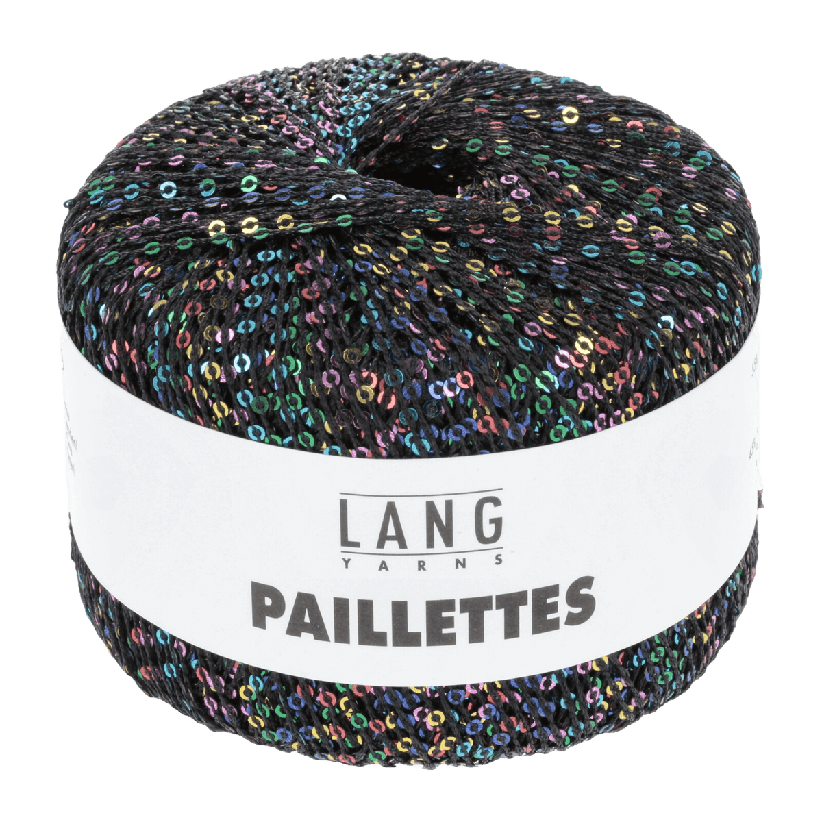 Lang Yarns Luxury Yarns Black / Multicolour LANGYARNS | Paillettes | Sequins | 39