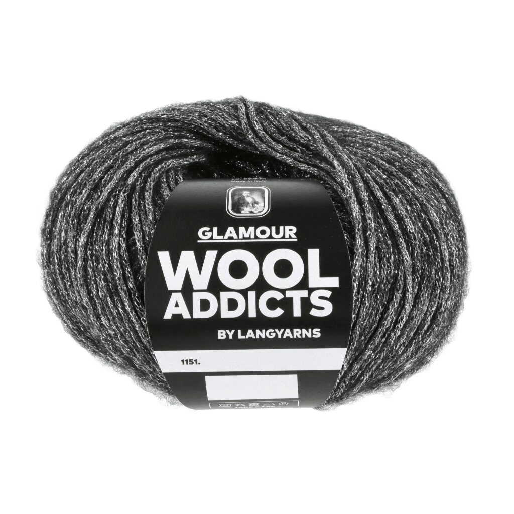 Lang Yarns Luxury Yarns Black / Silver LANGYARNS | WOOLADDICTS | Glamour | Worsted / Aran | 1151