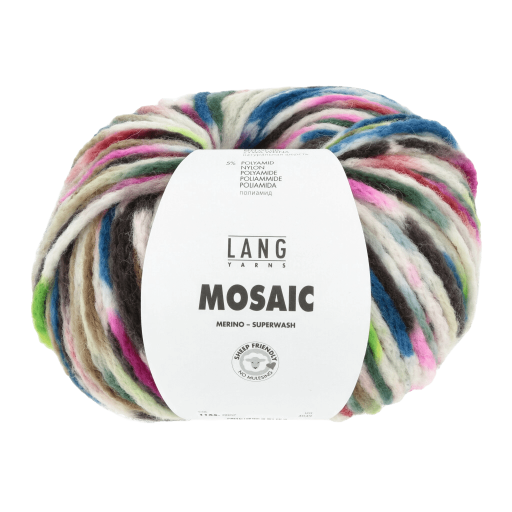 Lang Yarns Luxury Yarns Blue / Green / Pink / Brown LANGYARNS | Mosaic | Super Chunky | 1165
