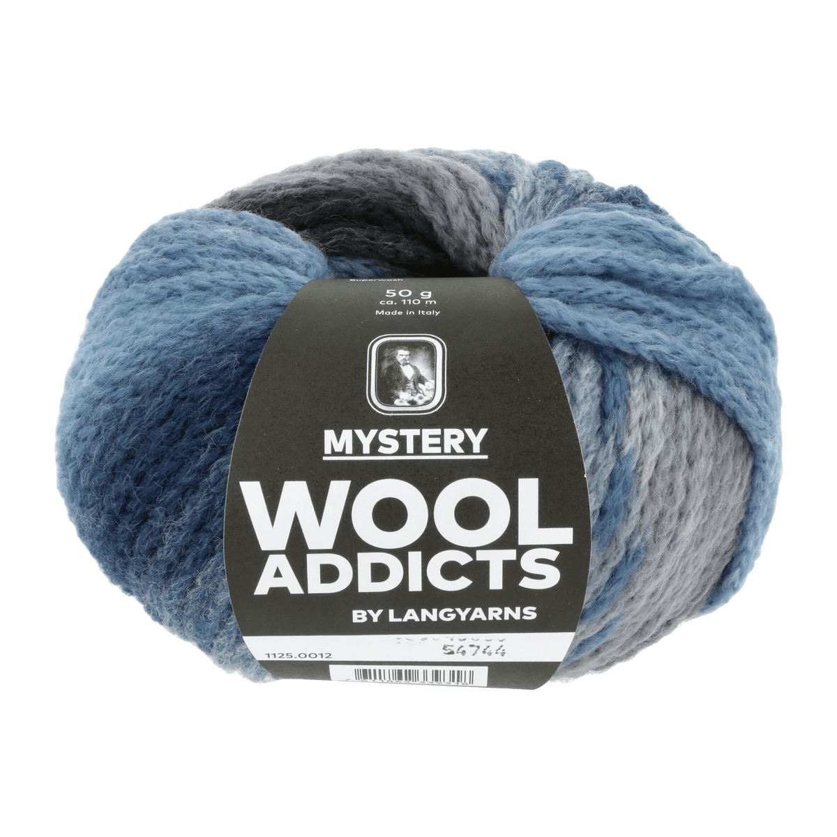 Lang Yarns Luxury Yarns Blue / Grey / Offwhite LANGYARNS | WOOL ADDICTS | Mystery | Chunky | 1125