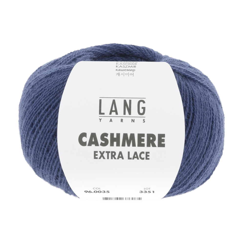 Lang Yarns Luxury Yarns Blue Marine LANG YARNS | Cashmere Extra Lace | Sock / Baby | 96