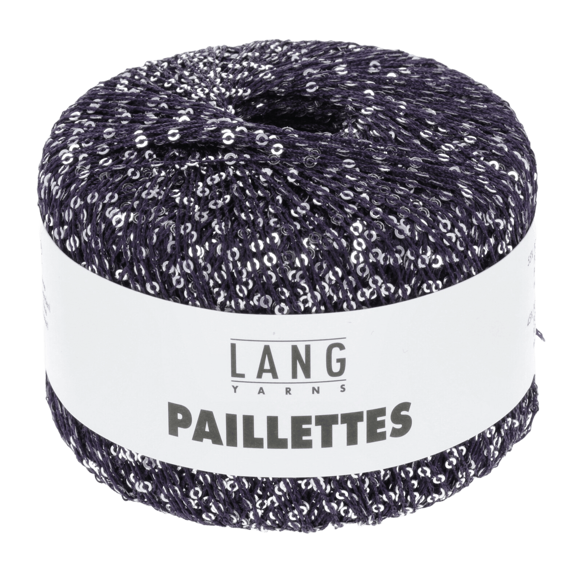 Lang Yarns Luxury Yarns Blue Marine / Silver LANGYARNS | Paillettes | Sequins | 39