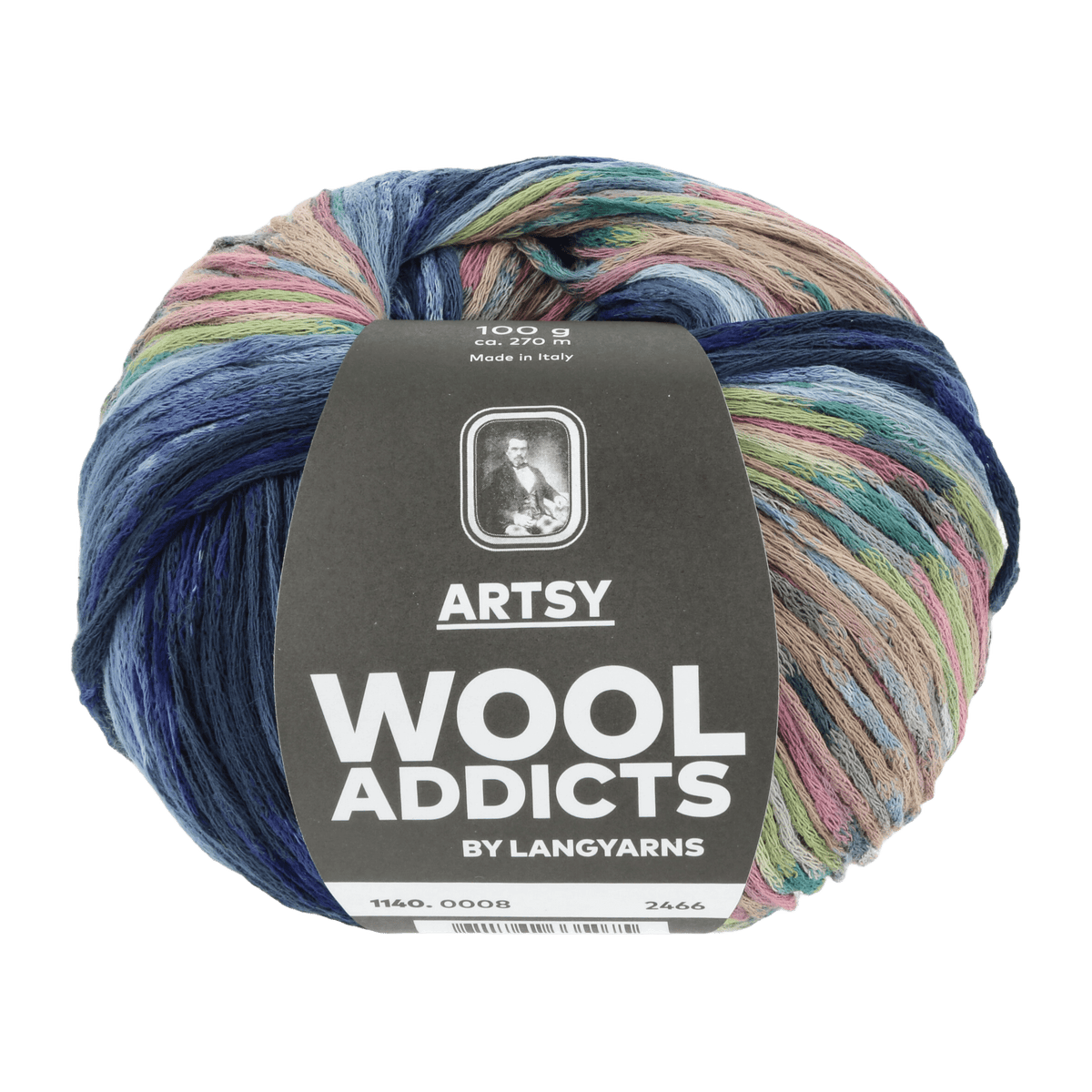 Lang Yarns Luxury Yarns Blue / Roase LANGYARNS | WOOL ADDICTS | Artsy | Worsted | 1140