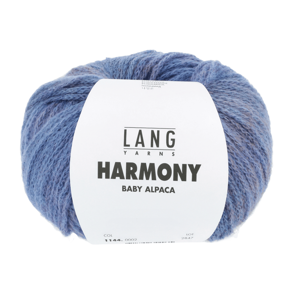 Lang Yarns Luxury Yarns Blue / Viola LANGYARNS | Harmony | Worsted | 1144