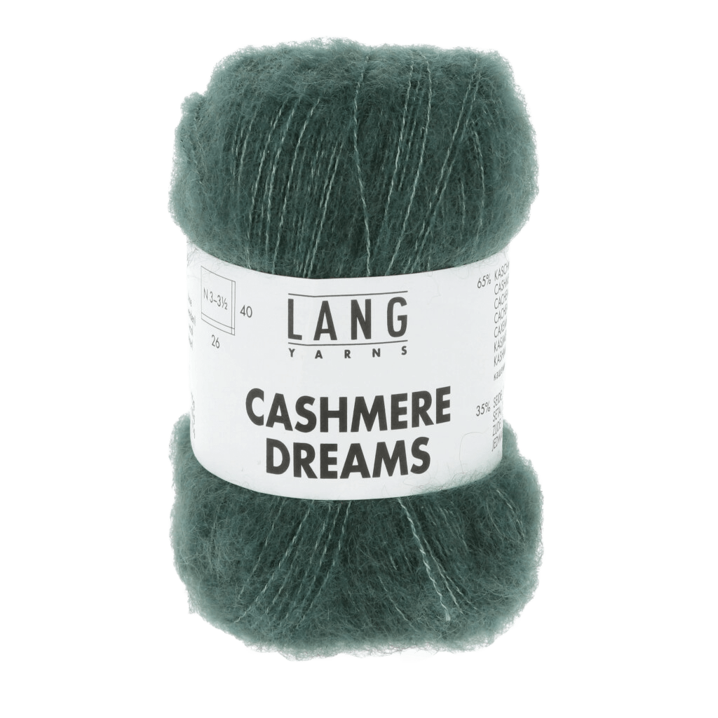 Lang Yarns Luxury Yarns Bottle Green LANGYARNS | Cashmere Dreams | Sport | 1085