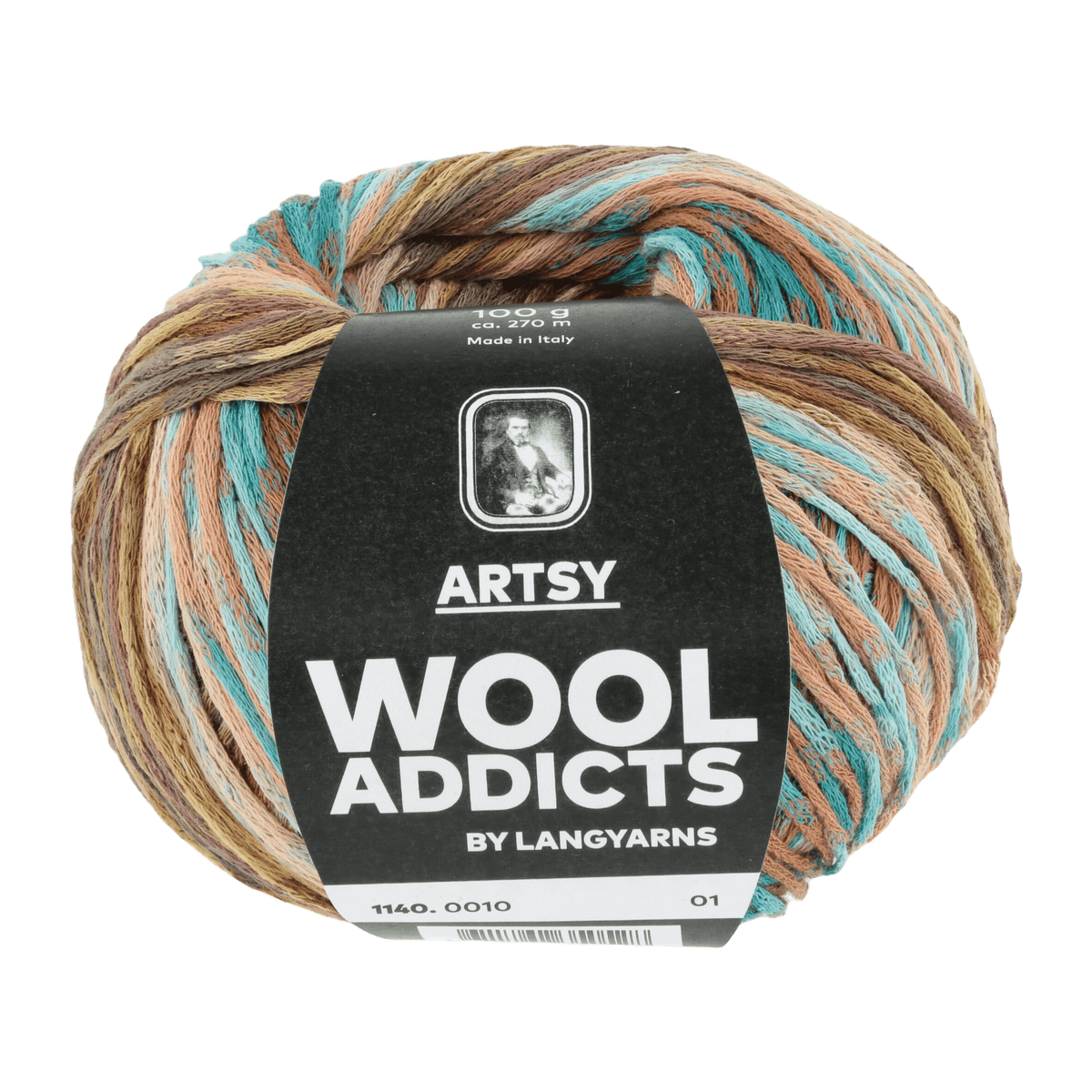 Lang Yarns Luxury Yarns Brown / Blue / Ocre / Lilac LANGYARNS | WOOL ADDICTS | Artsy | Worsted | 1140