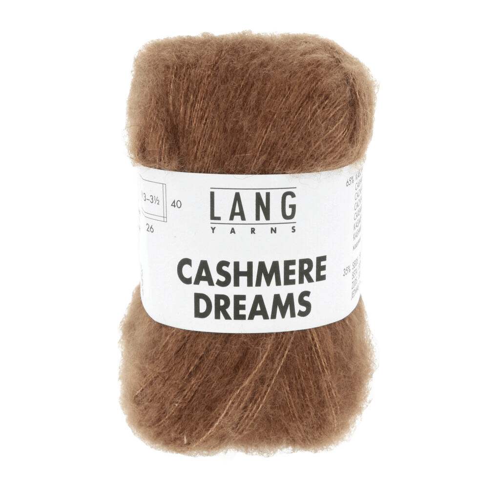 Lang Yarns Luxury Yarns Brown LANGYARNS | Cashmere Dreams | Sport | 1085