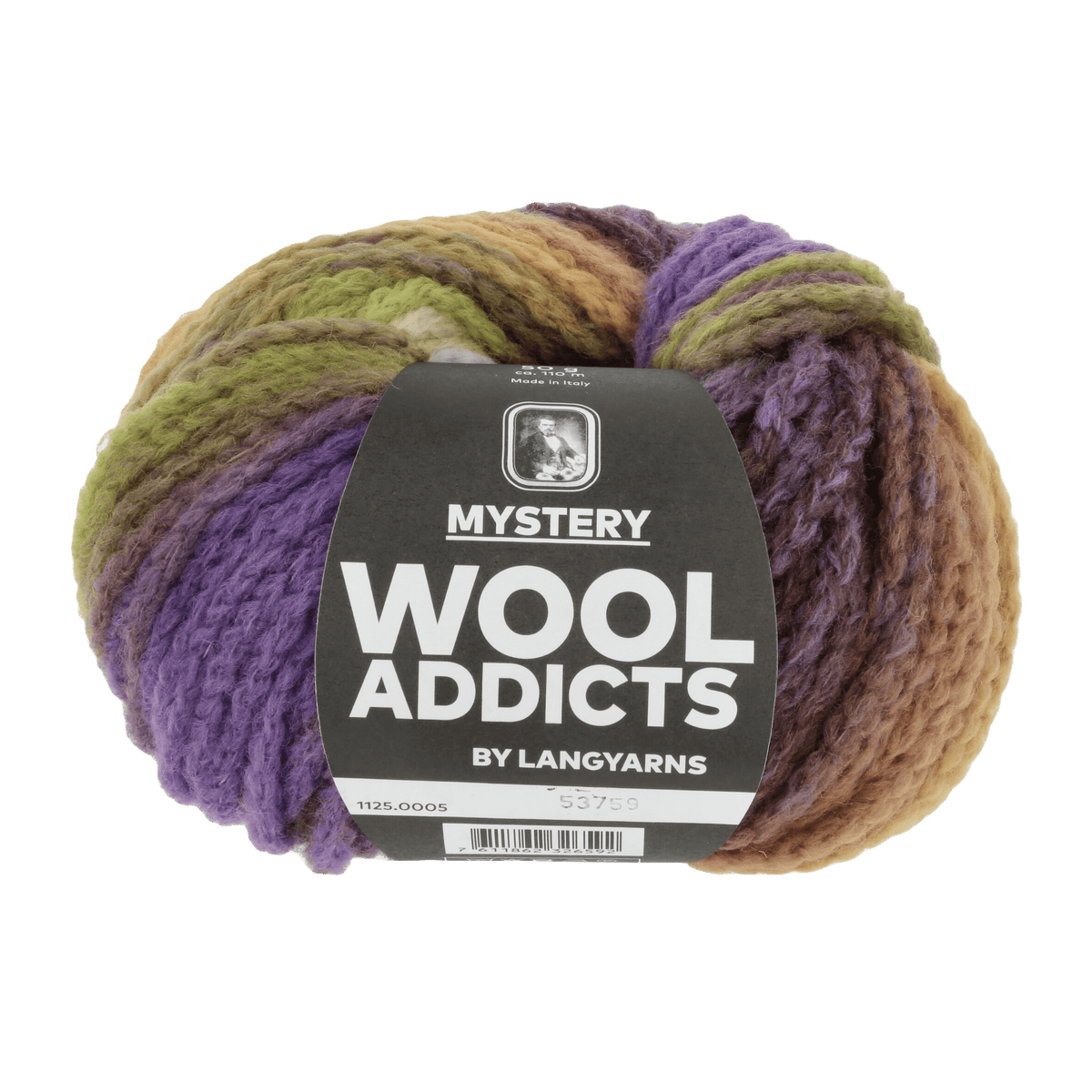 Lang Yarns Luxury Yarns Brown / Lilac / Olive LANGYARNS | WOOL ADDICTS | Mystery | Chunky | 1125