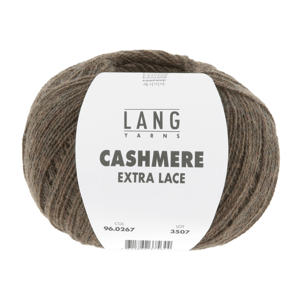 Lang Yarns Luxury Yarns Choco Mélange LANG YARNS | Cashmere Extra Lace | Sock / Baby | 96