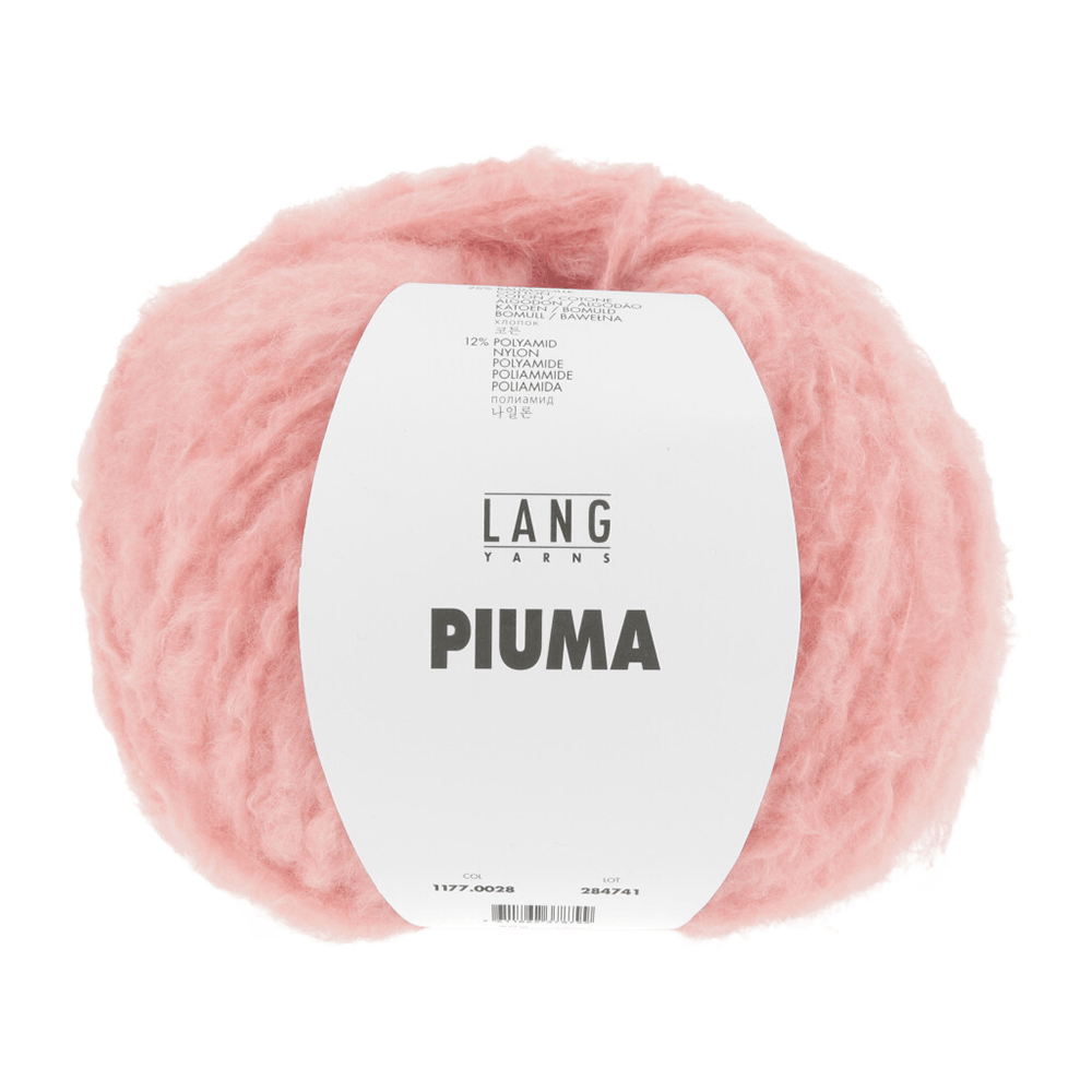 Lang Yarns Luxury Yarns Coral LANG YARNS | Piuma | Aran / Worsted | 1177