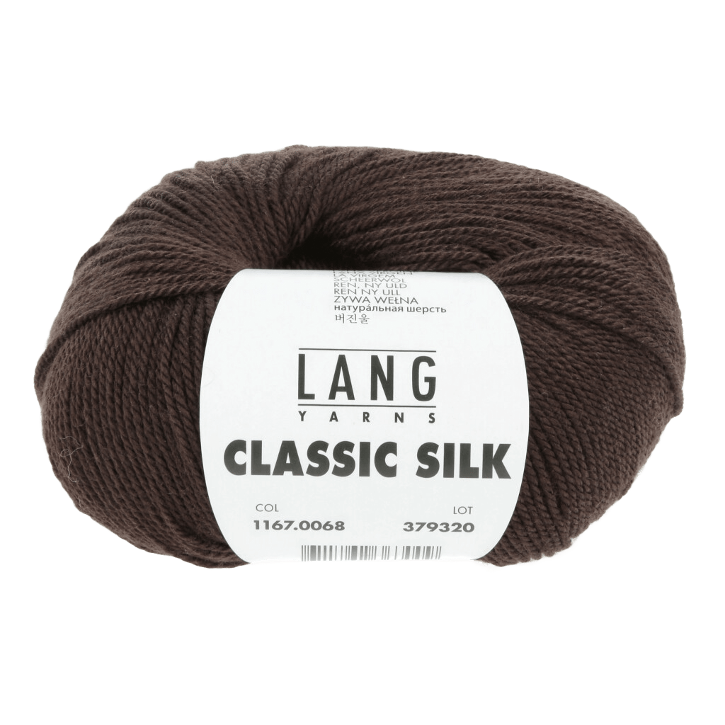 Lang Yarns Luxury Yarns Dark Brown LANGYARNS | Classic Silk | Sport | 1167