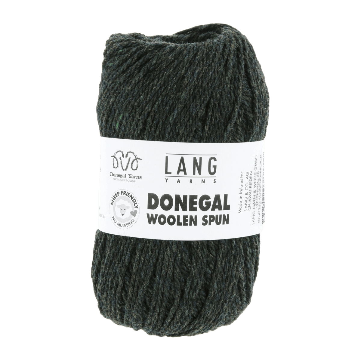 Lang Yarns Luxury Yarns Dark Green LANGYARNS | Donegal Woolen Spun | Worsted / Aran | 1172
