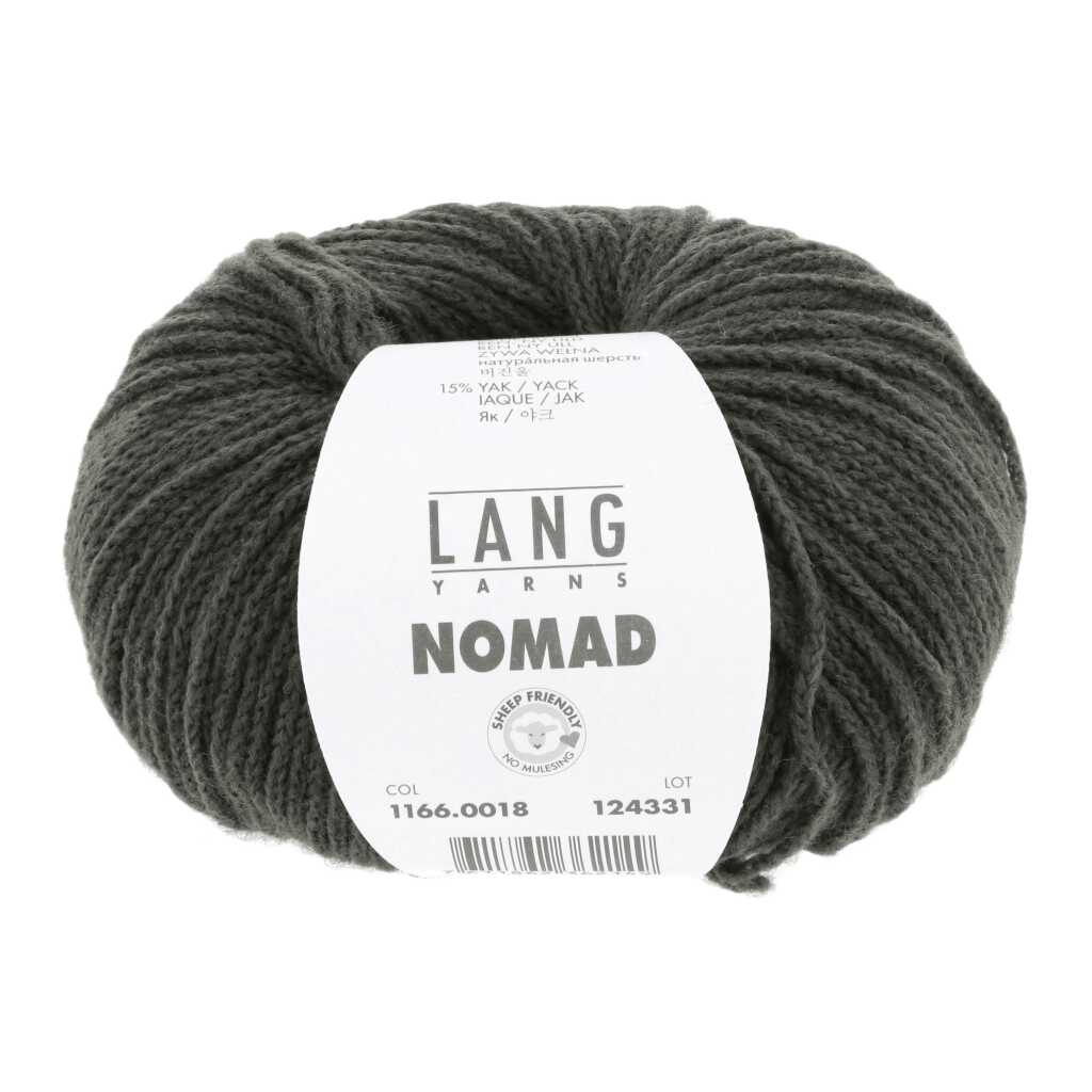 Lang Yarns Luxury Yarns Dark Green LANGYARNS | Nomad | Sport | 1166