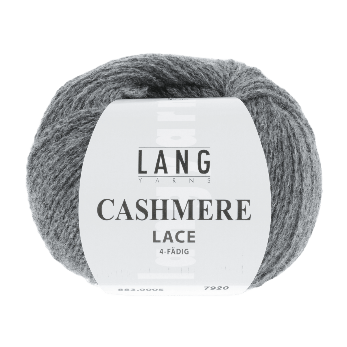 Lang Yarns Luxury Yarns Dark Grey LANGYARNS | Cashmere Lace | 4-Ply / Sport | 883