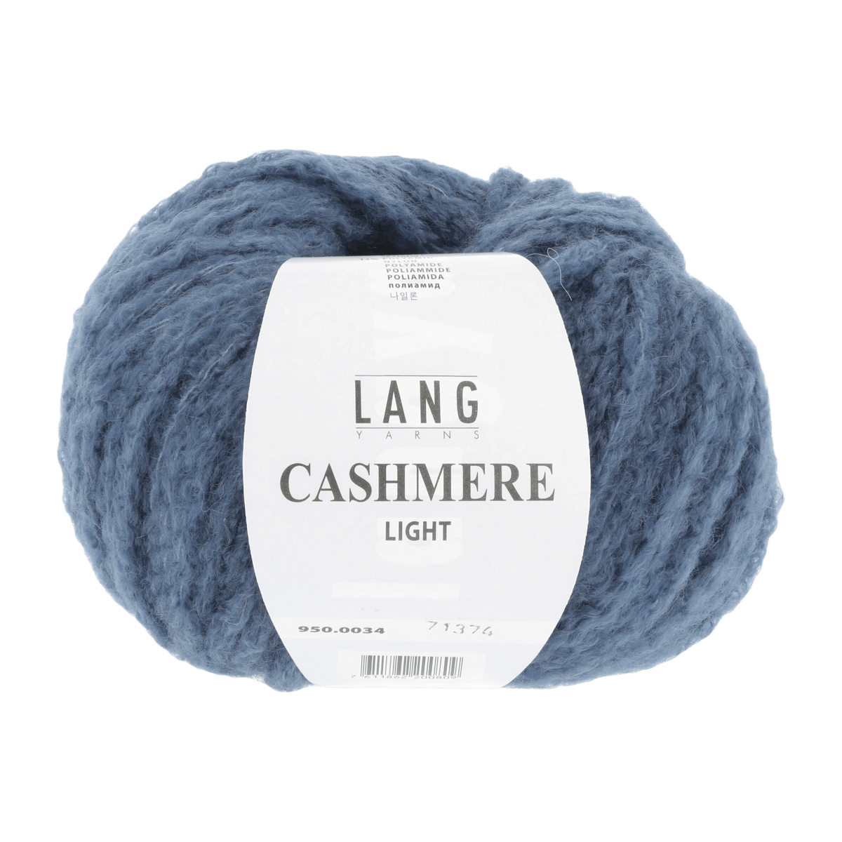 Lang Yarns Luxury Yarns Dark Jeans LANGYARNS | Cashmere Light | Worsted | 950