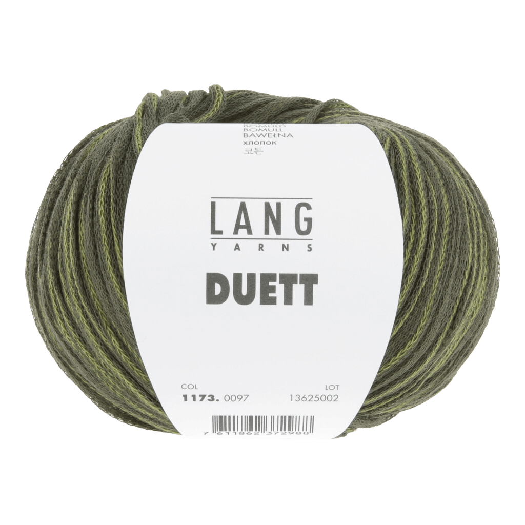 Lang Yarns Luxury Yarns Dark Olive / Light Olive LANG YARNS | Duet | DK | 1173