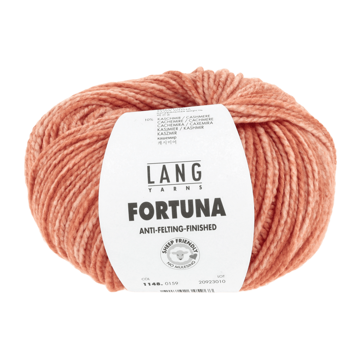 Lang Yarns Luxury Yarns Dark Orange LANGYARNS | Fortuna | Worsted | 1148