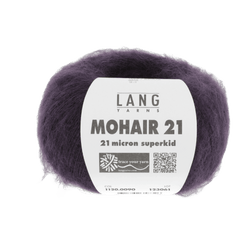 Lang Yarns Luxury Yarns Dark Purple LANGYARNS | Mohair 21 | Sock / Baby | 1120